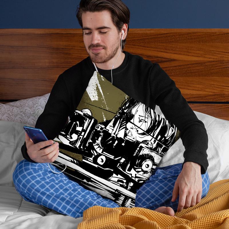 Daryl Throw Pillow By Nikita Abakumov