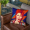 David Bowie Throw Pillow By Nikita Abakumov