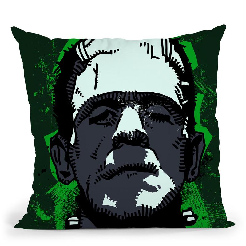 Frankenstein Throw Pillow By Nikita Abakumov