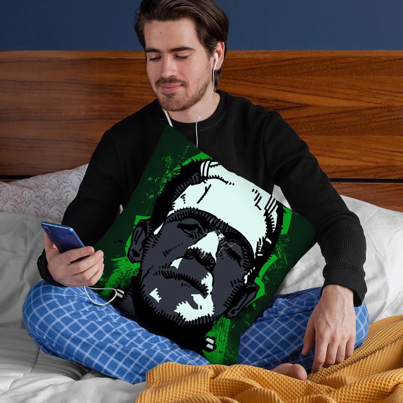 Frankenstein Throw Pillow By Nikita Abakumov