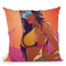 Girl Throw Pillow By Nikita Abakumov