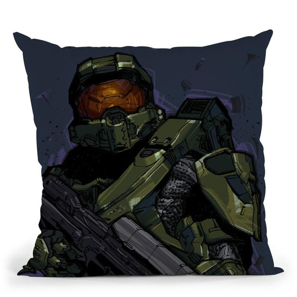 Halo Throw Pillow By Nikita Abakumov