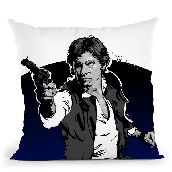 Han Solo Throw Pillow By Nikita Abakumov