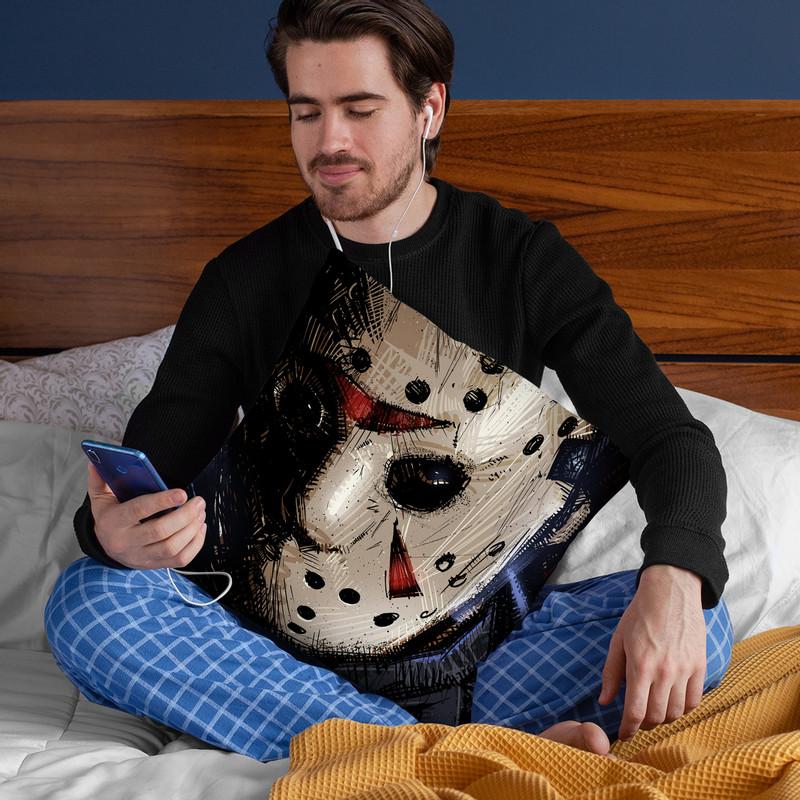 Jason Voorhees Throw Pillow By Nikita Abakumov