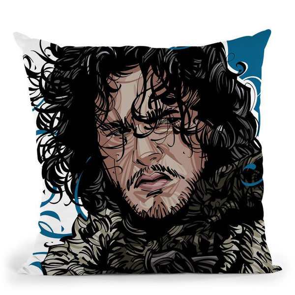 Jon Snow Throw Pillow By Nikita Abakumov