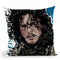 Jon Snow Throw Pillow By Nikita Abakumov