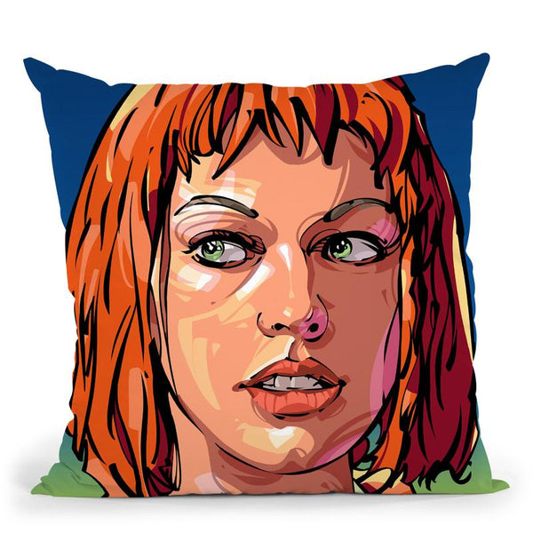 Leeloo Throw Pillow By Nikita Abakumov