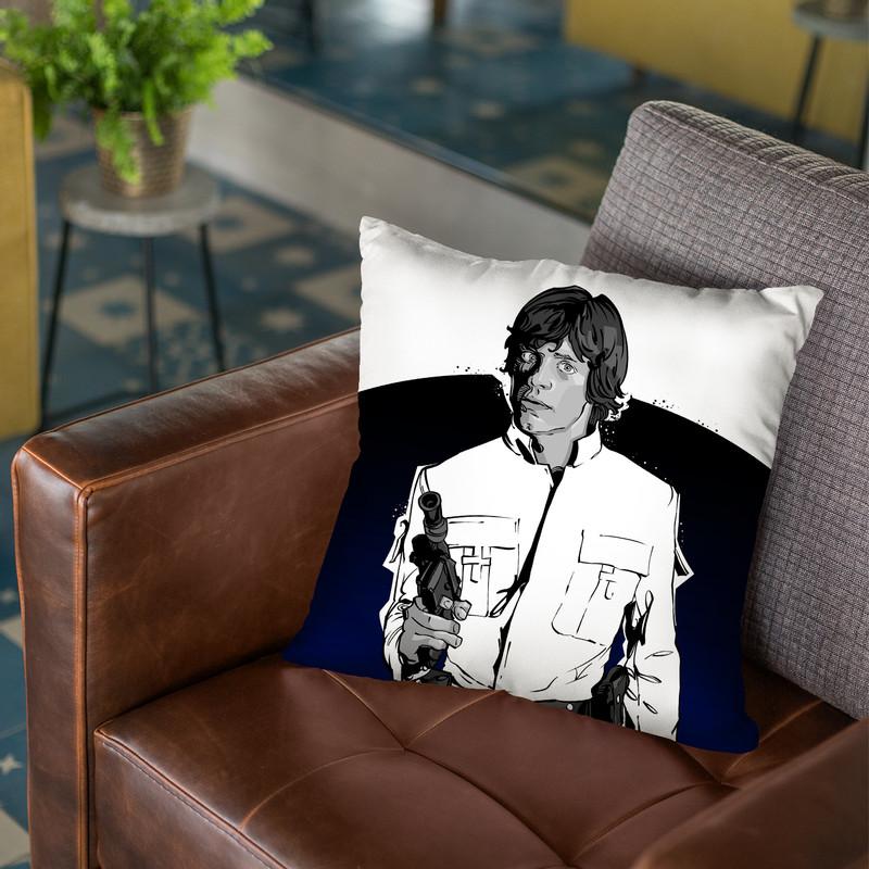 Luke Skywalker Throw Pillow By Nikita Abakumov