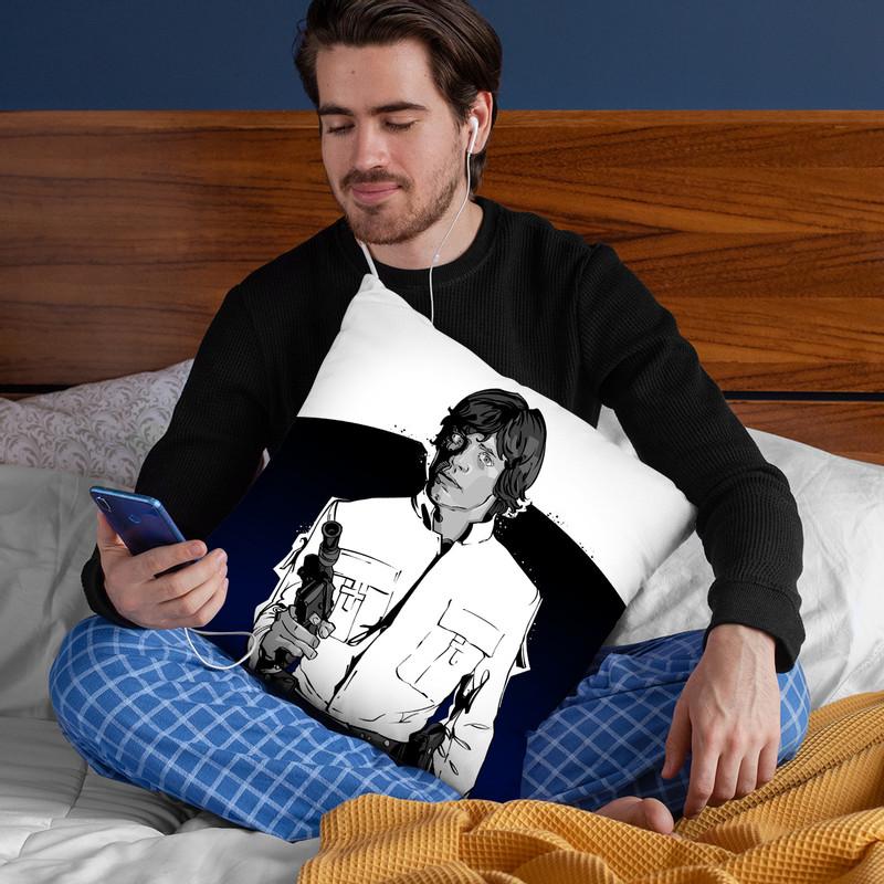 Luke Skywalker Throw Pillow By Nikita Abakumov