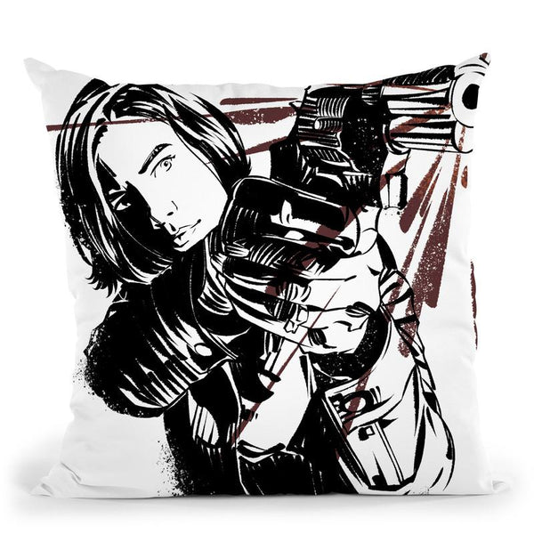 Maggie Throw Pillow By Nikita Abakumov