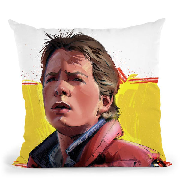 Back To The Future Throw Pillow By Nikita Abakumov