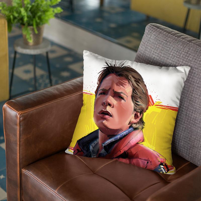 Back To The Future Throw Pillow By Nikita Abakumov