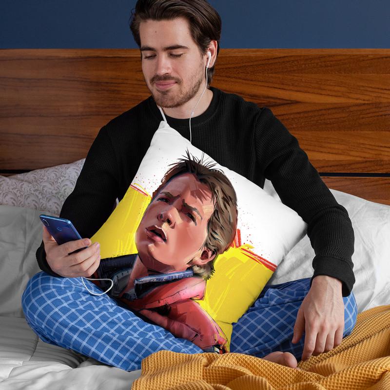 Back To The Future Throw Pillow By Nikita Abakumov