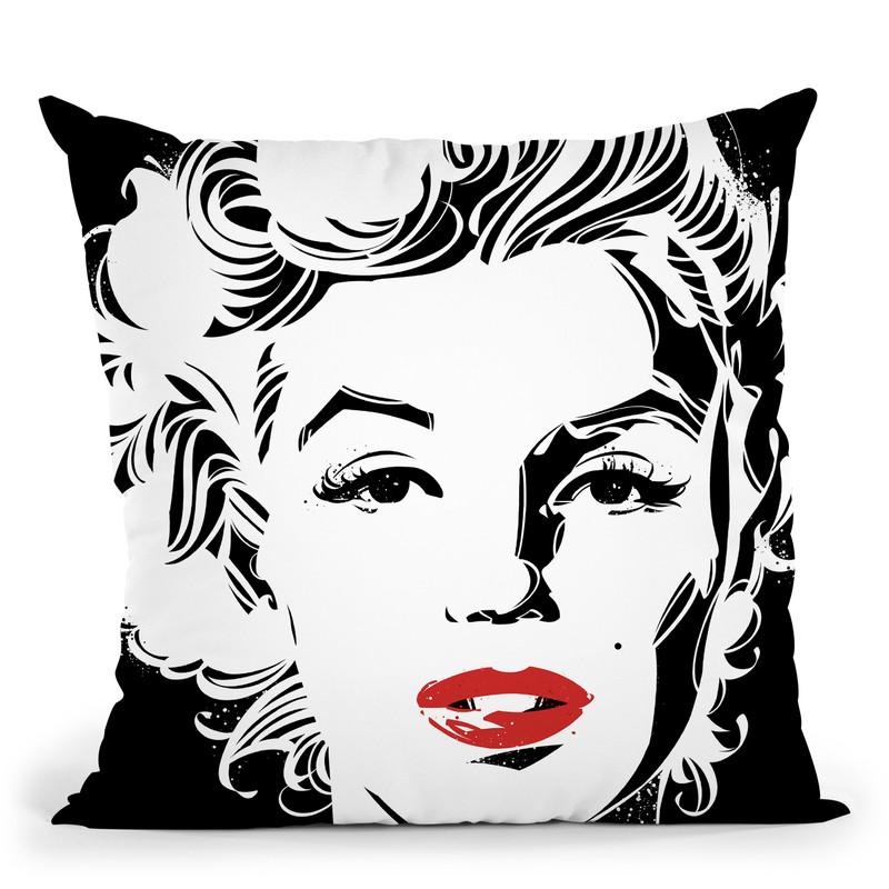 Marilyn Throw Pillow By Nikita Abakumov