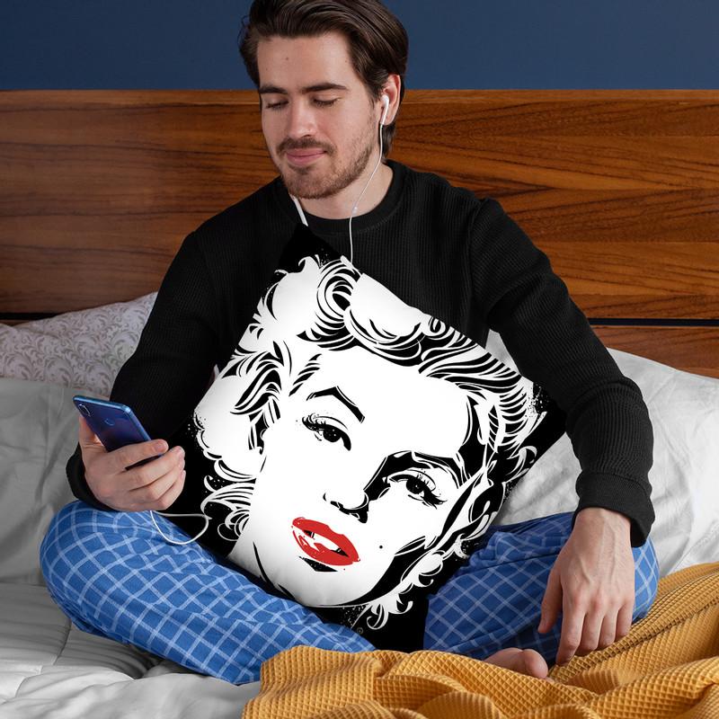 Marilyn Throw Pillow By Nikita Abakumov