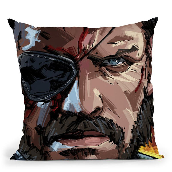 Metal Gear Throw Pillow By Nikita Abakumov