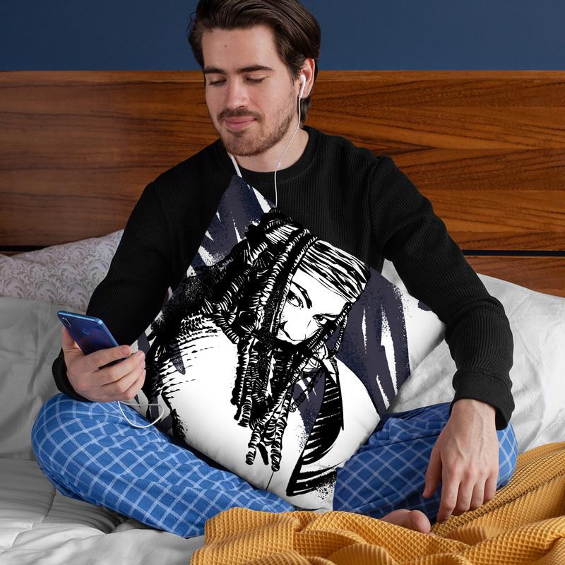 Michonne Throw Pillow By Nikita Abakumov