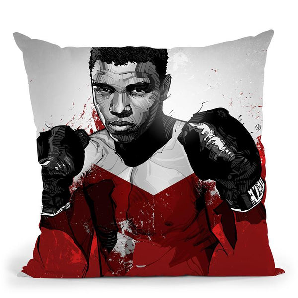 Muhammad Ali I Throw Pillow By Nikita Abakumov