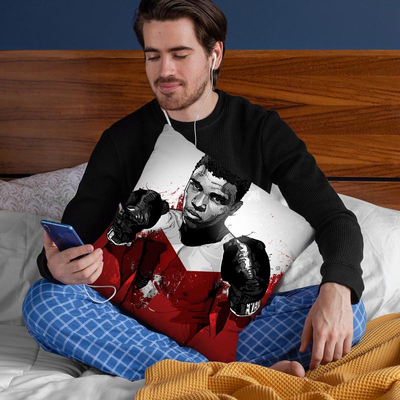 Muhammad Ali I Throw Pillow By Nikita Abakumov