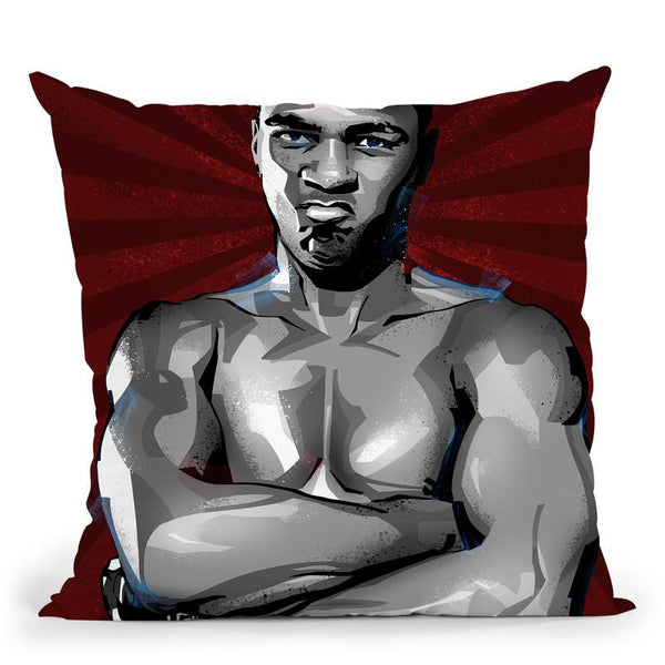 Muhammad Ali Ii Throw Pillow By Nikita Abakumov