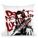 Negan Throw Pillow By Nikita Abakumov
