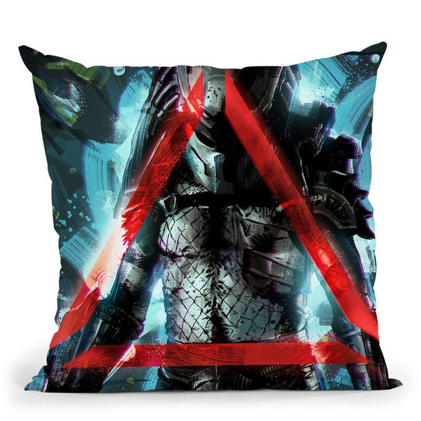 Predator Throw Pillow By Nikita Abakumov