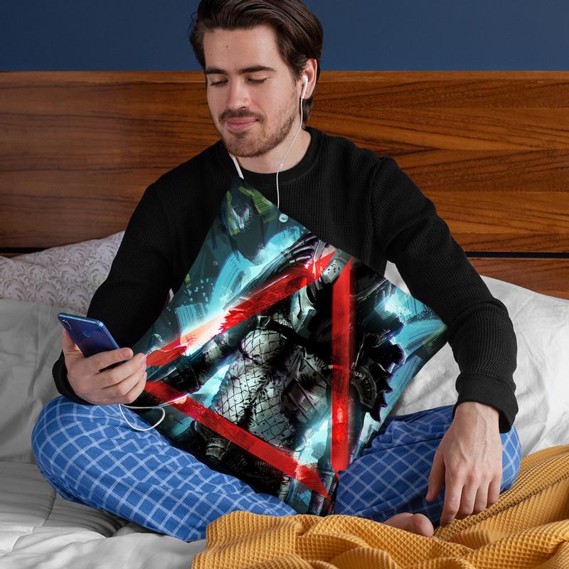Predator Throw Pillow By Nikita Abakumov