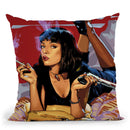 Pulp Fiction I Throw Pillow By Nikita Abakumov