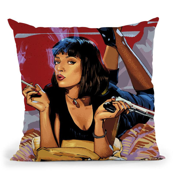 Pulp Fiction I Throw Pillow By Nikita Abakumov