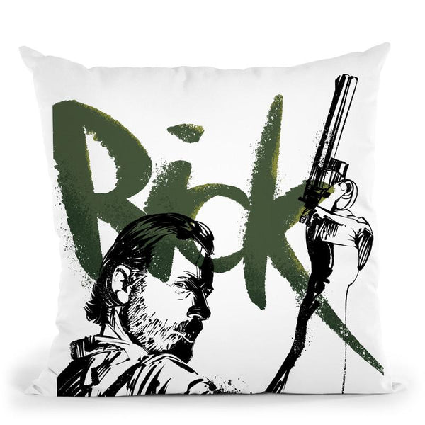 Rick Throw Pillow By Nikita Abakumov