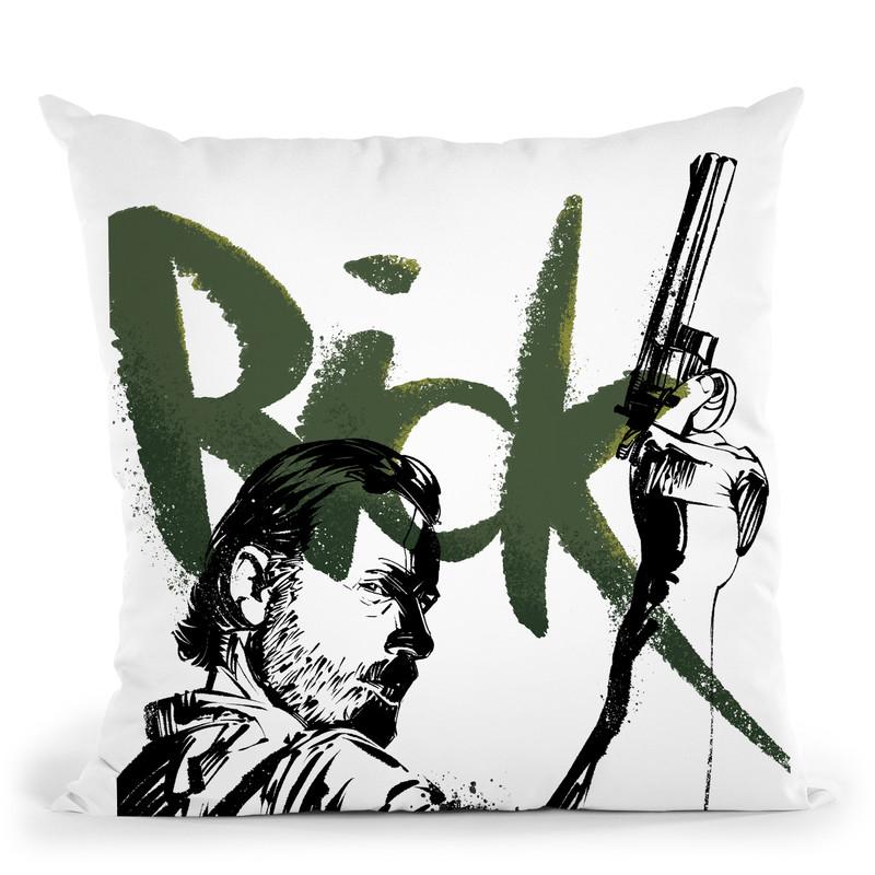 Rick Throw Pillow By Nikita Abakumov