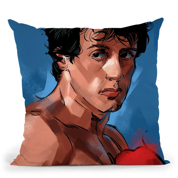 Rocky I Throw Pillow By Nikita Abakumov