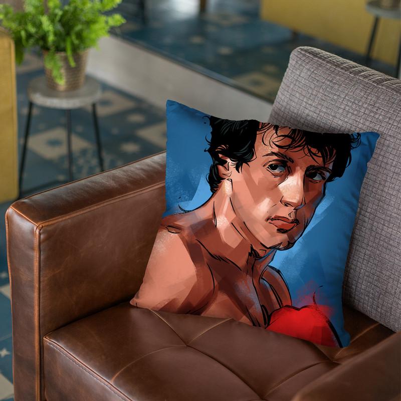 Rocky I Throw Pillow By Nikita Abakumov