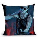 Sarah Connor Throw Pillow By Nikita Abakumov