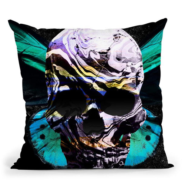 Skull I Throw Pillow By Nikita Abakumov