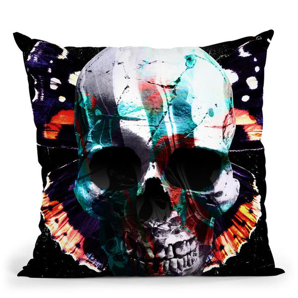 Skull Ii Throw Pillow By Nikita Abakumov