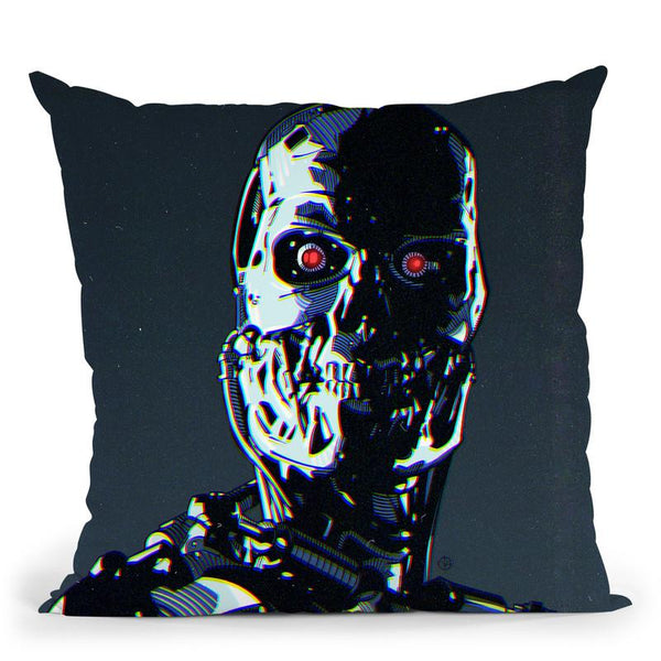 Terminator Ii Throw Pillow By Nikita Abakumov