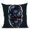 Terminator Head Throw Pillow By Nikita Abakumov