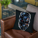 Terminator Head Throw Pillow By Nikita Abakumov