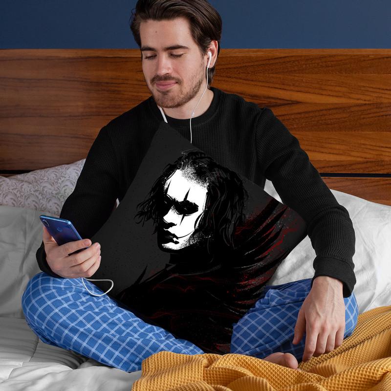 The Crow Brandon Throw Pillow By Nikita Abakumov
