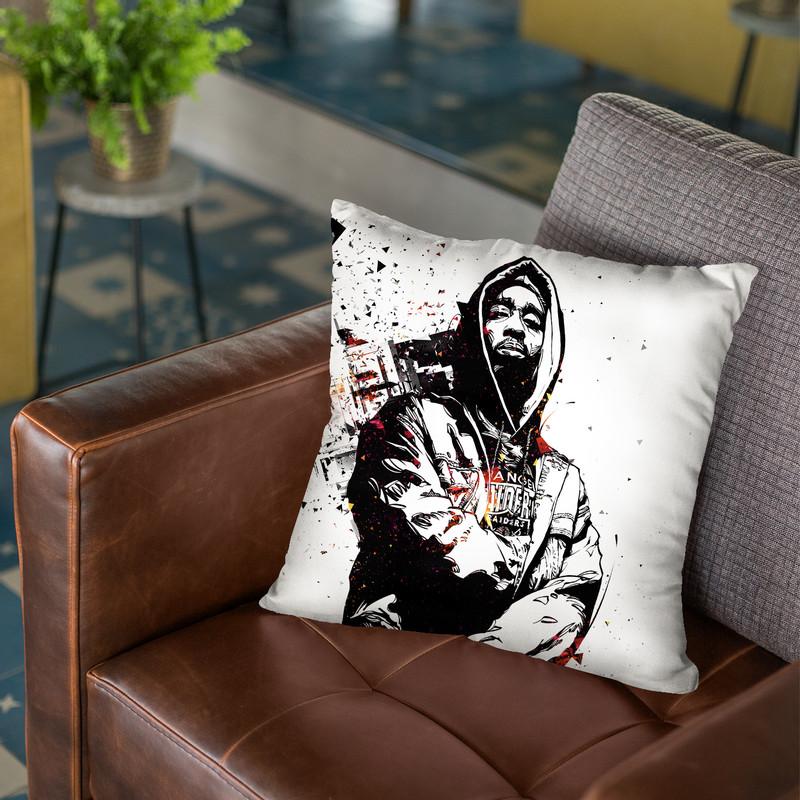 Tupac Ii Throw Pillow By Nikita Abakumov