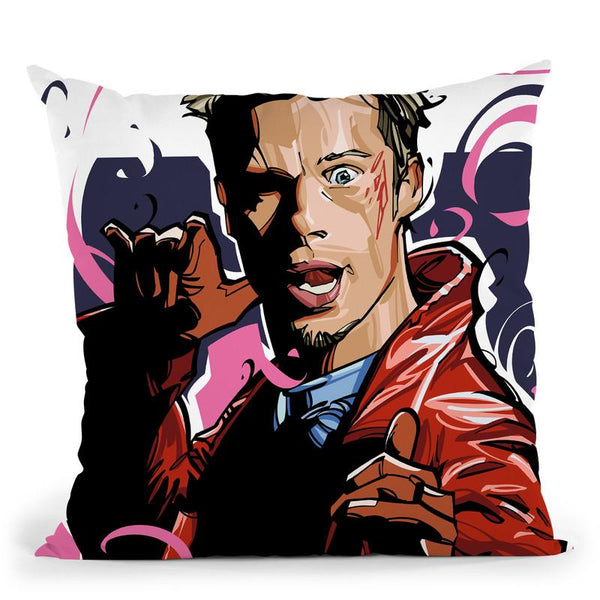 Tyler Durden Throw Pillow By Nikita Abakumov