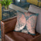 Vintage World Map Teal And Rose Gold Ii Throw Pillow By Nature Magick