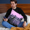 And So The Adventure Begins Morning Forest Pink Throw Pillow By Nature Magick