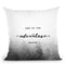 And So The Adventure Begins Misty Forest Throw Pillow By Nature Magick