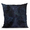 Vintage World Map Navy Blue Throw Pillow By Nature Magick
