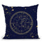 Vintage Star Map Navy And Gold Throw Pillow By Nature Magick