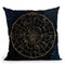 Vintage Star Map Navy And Gold Ii Throw Pillow By Nature Magick