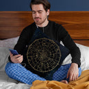 Vintage Star Map Navy And Gold Ii Throw Pillow By Nature Magick