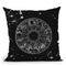 Vintage Star Map Black And Gray Throw Pillow By Nature Magick